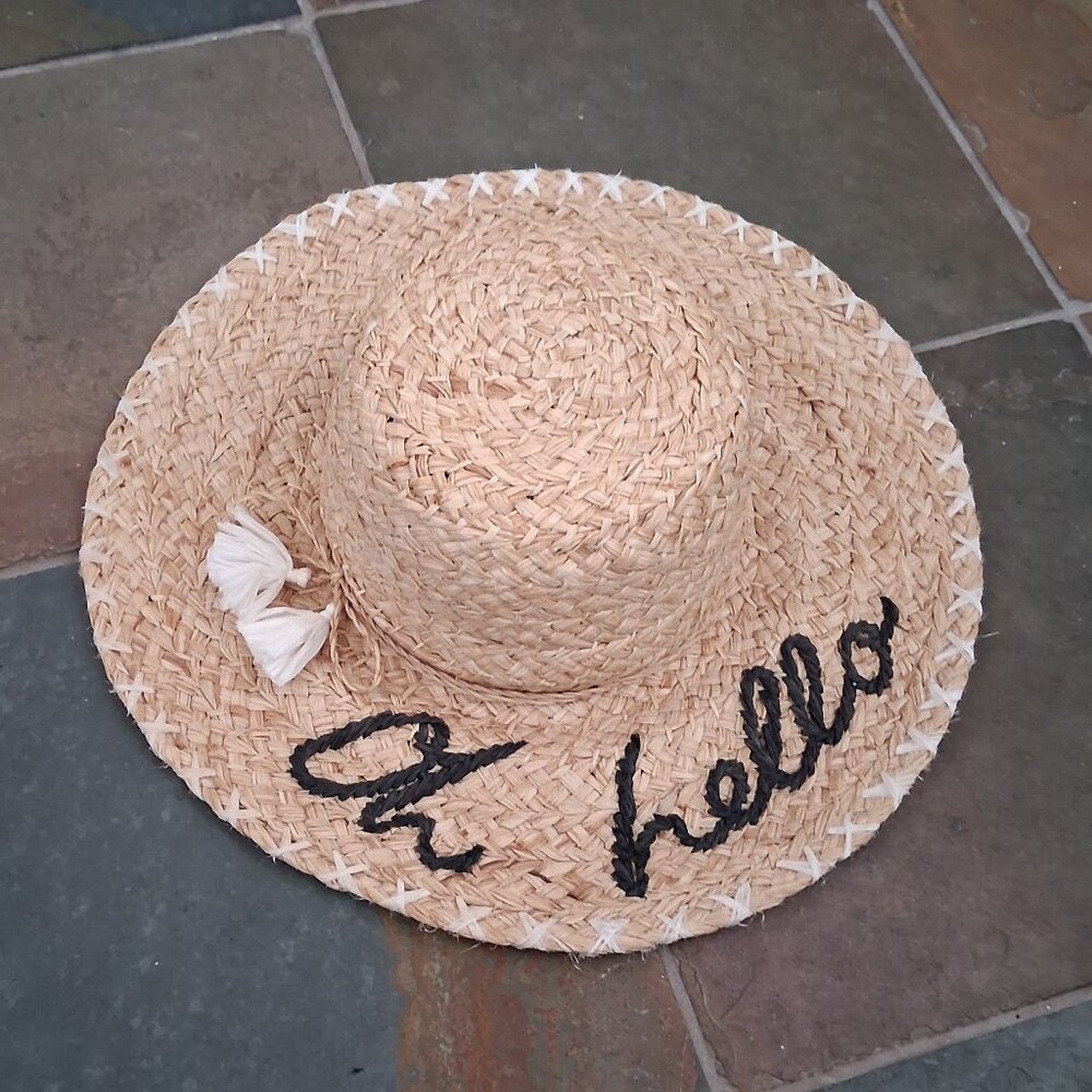 Kate Spade New York Raffia Sunhat - Picture 2 of 6